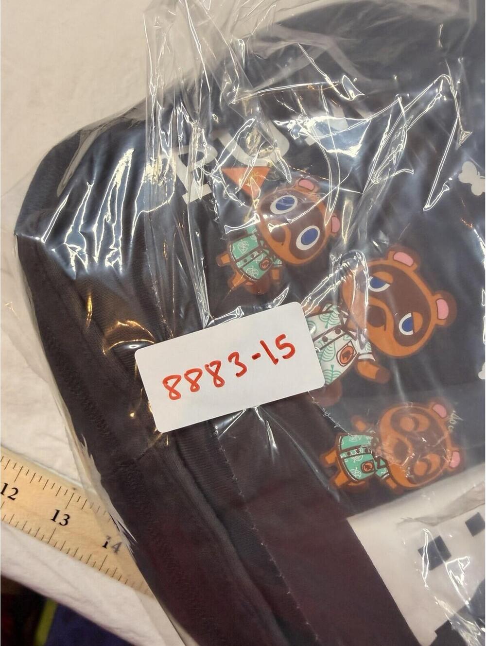 PUMA Animal Crossing Tom Nook Men's Black Pullover Hoodie L Fleece Graphic - Picture 11 of 11